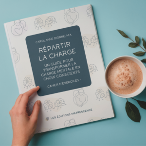 Couverture du cahier d'exercices répartir la charge mentale