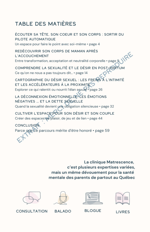 Cahier réinventer la passion : explorer la sexualité après l'accouchement – Image 3