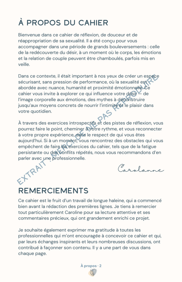 Cahier réinventer la passion : explorer la sexualité après l'accouchement – Image 4